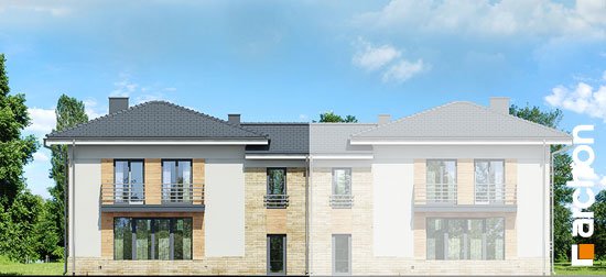 Проект дома Дом в мирте 3 (B) вер.3 - 6 Двухэтажные дома в Киеве