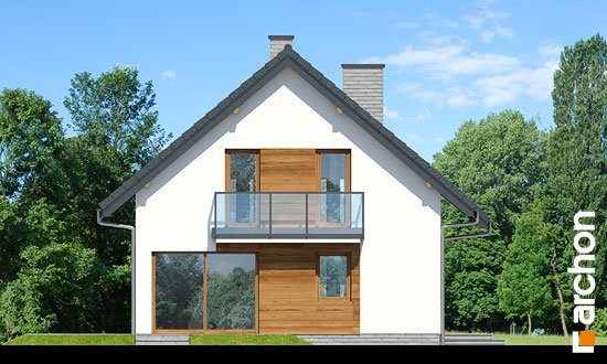 Проект дома Дом в бруснике 4 - 4 С мансардным этажом дома в Киеве