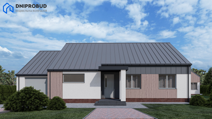 Проєкт будинку Db 22 - Одноповерхові дома у Києві