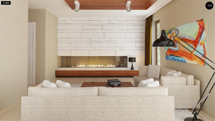 Проект дома U183 - 5 С мансардным этажом дома в Киеве