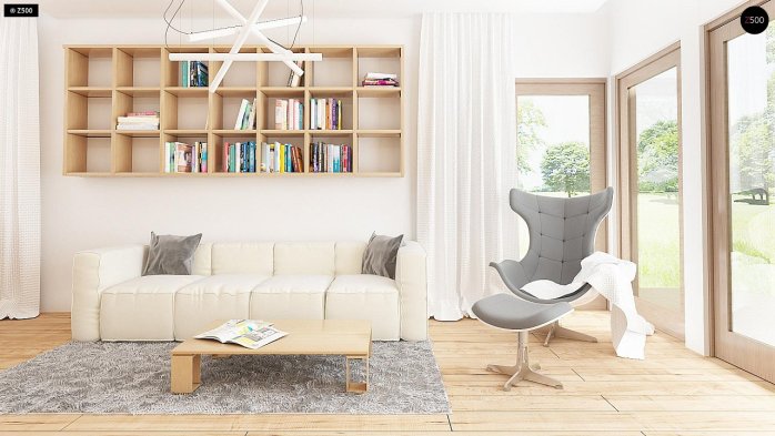 Проект дома U96 - 3 Одноэтажные дома в Киеве