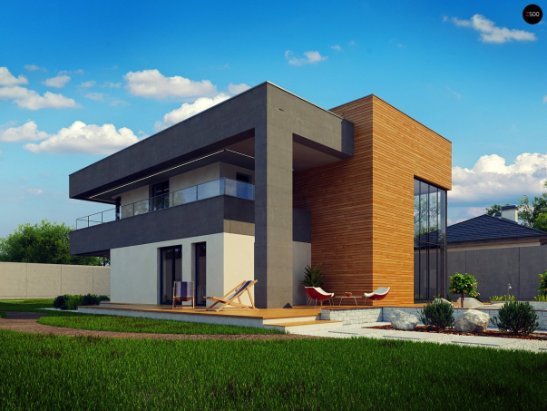 Проект дома Ux108 - 13 Двухэтажные дома в Киеве