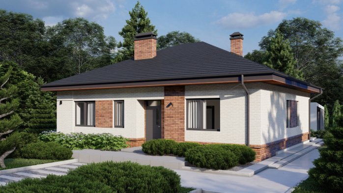 Проект дома U273 k - 3 Одноэтажные дома в Киеве