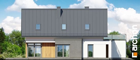 Проект дома Дом под хикорой - 5 С мансардным этажом дома в Киеве