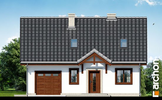 Проект дома Дом в бруснике 3 вер.2 - 3 С мансардным этажом дома в Киеве