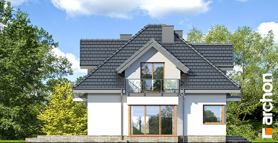 Проект дома Дом в нектаринах (H) - 5 С мансардным этажом дома в Киеве