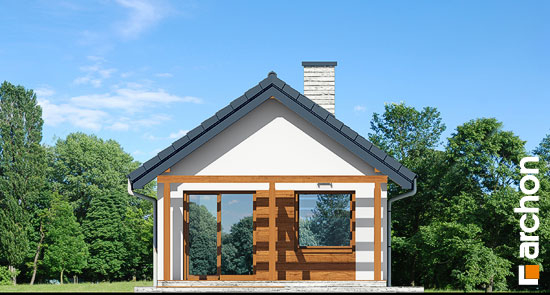 Проект дома Летний домик в крокусах 2 - 6 Одноэтажные дома в Киеве