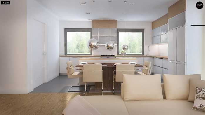 Проект дома U301 - 23 Одноэтажные дома в Киеве