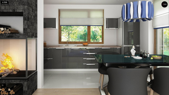 Проект дома U184 - 9 С мансардным этажом дома в Киеве