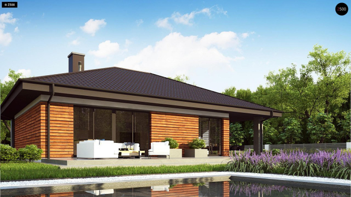 Проект дома U317 - 3 Одноэтажные дома в Киеве