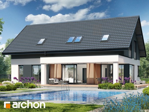 Проект дома Дом в дабециях 4 (Г) - 1 С мансардным этажом дома в Киеве