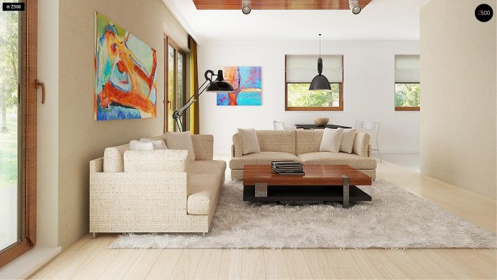 Проект дома U183 - 4 С мансардным этажом дома в Киеве