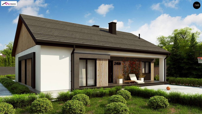 Проект дома U459 - 3 Одноэтажные дома в Киеве
