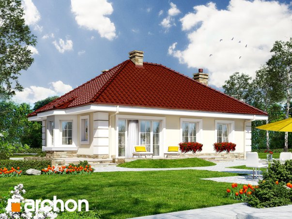 Проект дома Дом в лотосах 2 вер.2 - 2 Одноэтажные дома в Киеве