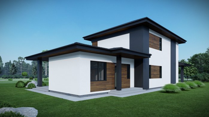 Проект дома DBT 662 - 4 Двухэтажные дома в Киеве