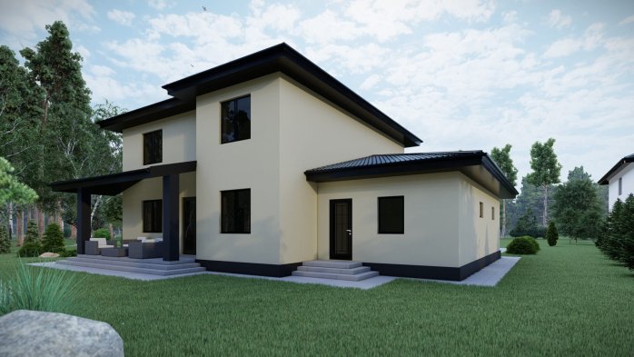 Проект дома DBT 476 - 6 Двухэтажные дома в Киеве