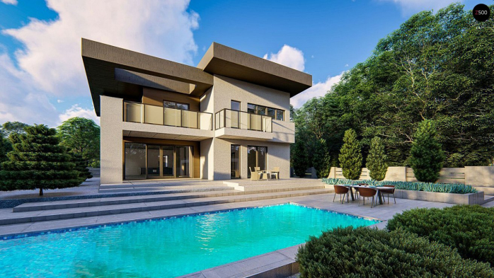 Проект дома Uu22 - 6 Двухэтажные дома в Киеве