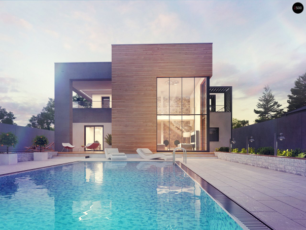 Проект дома Ux108 - 4 Двухэтажные дома в Киеве