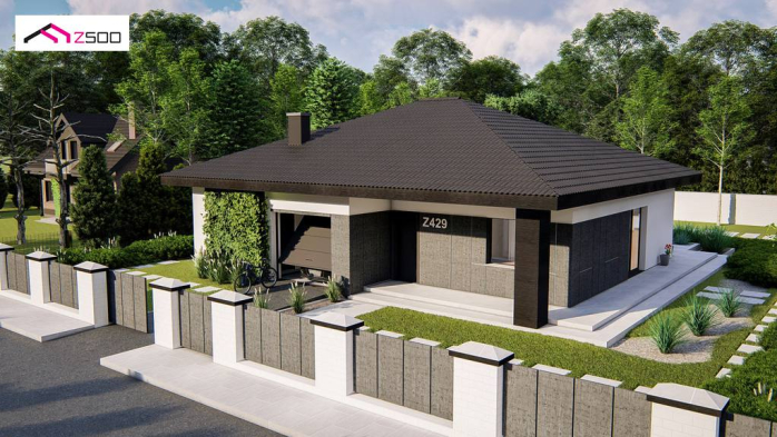 Проект дома U429 - 1 Одноэтажные дома в Киеве