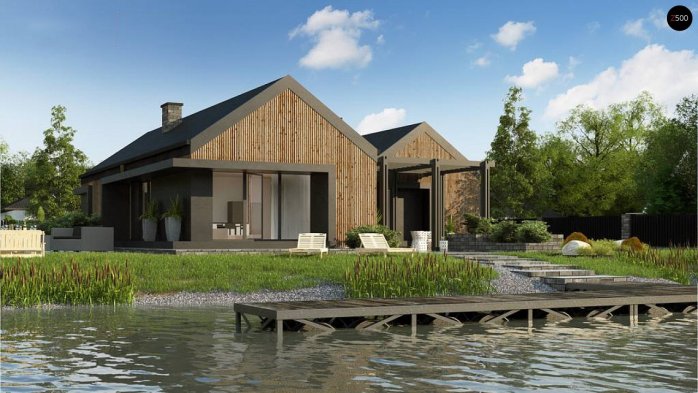 Проект дома U388 - 1 Одноэтажные дома в Киеве