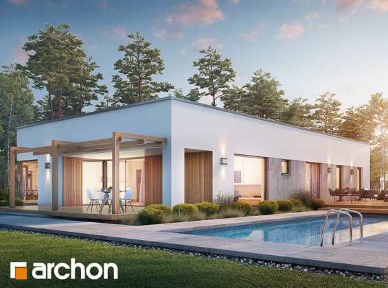 Проект дома Дом в хурмах 2