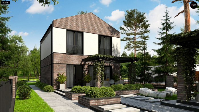 Проект дома U398 - 4 Двухэтажные дома в Киеве