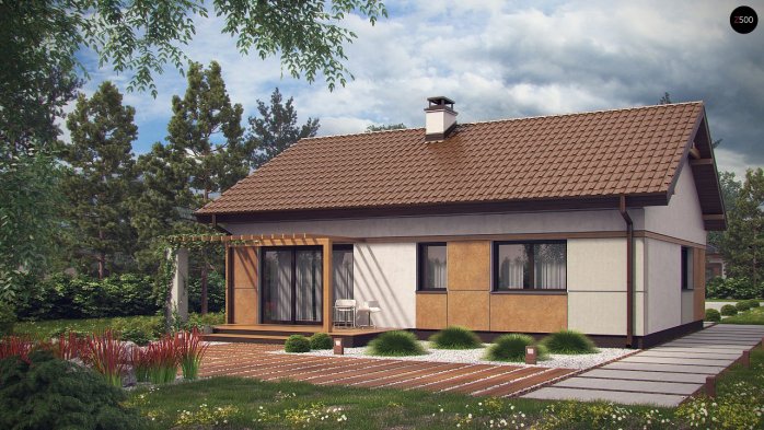 Проект дома U253 - 3 Одноэтажные дома в Киеве