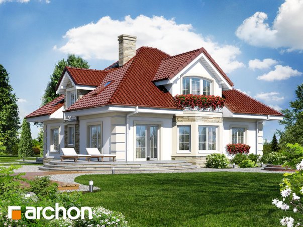 Проект дома Дом в тимьяне 3 вер.2 - 2 С мансардным этажом дома в Киеве