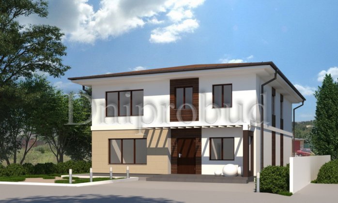 Проект дома Db 7 - 2 Двухэтажные дома в Киеве