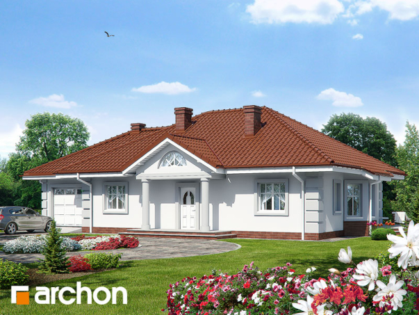 Проект дома Дом под красной рябиной (Г) вер.3 - 1 Одноэтажные дома в Киеве