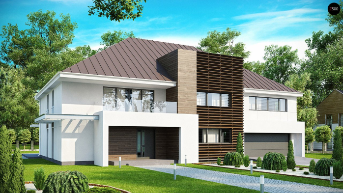 Проект дома Ux20 - 1 Двухэтажные дома в Киеве