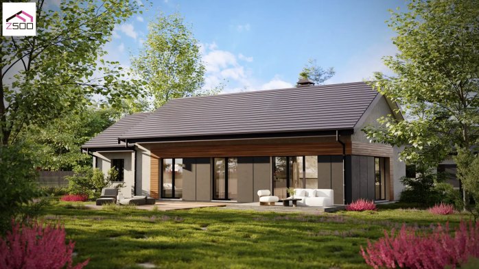 Проект дома U527 - 2 Одноэтажные дома в Киеве