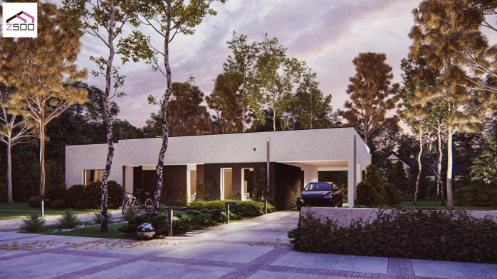 Проєкт будинку Ux270 - Одноповерхові дома у Києві