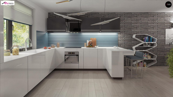 Проект дома U349 - 11 Одноэтажные дома в Киеве