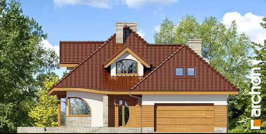 Проект дома Дом в зефирантесе 2 (Г2)  - 3 С мансардным этажом дома в Киеве