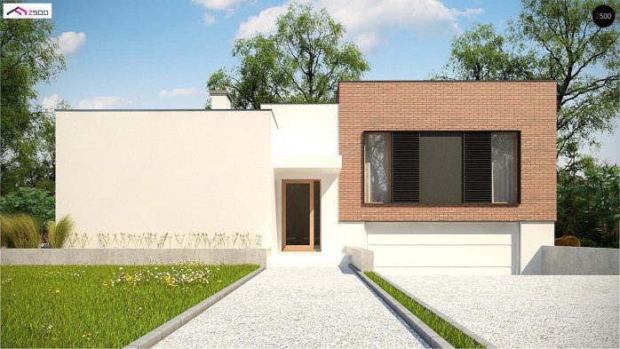 Проект дома Ux132 - 2 Одноэтажные дома в Киеве