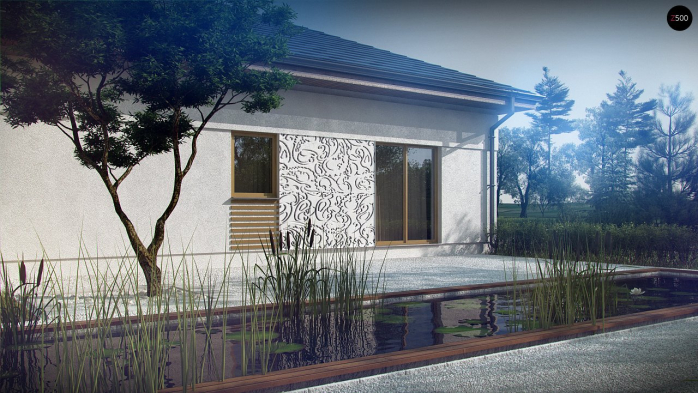 Проект дома U51 - 4 Одноэтажные дома в Киеве