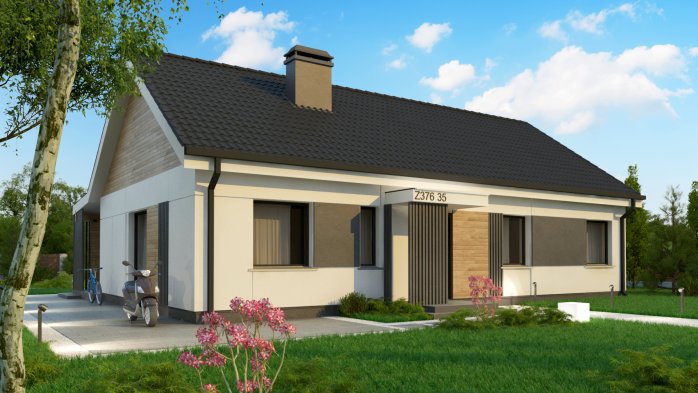 Проєкт будинку U376 35 v1 - Одноповерхові дома у Києві