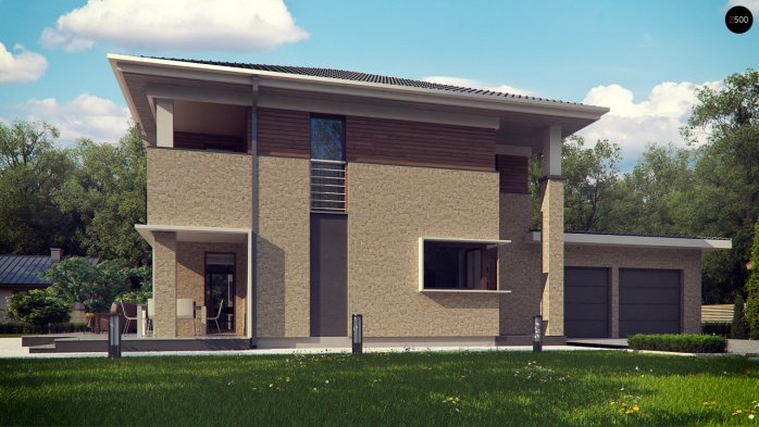 Проект дома Ux122 - 7 Двухэтажные дома в Киеве