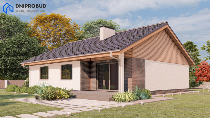 Проект дома Db 30 - 1 Одноэтажные дома в Киеве