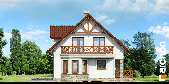 Проект дома Дом в деванне 2 (П) вер.3 - 5 С мансардным этажом дома в Киеве