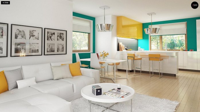 Проект дома U162 GLv2 - 5 С мансардным этажом дома в Киеве