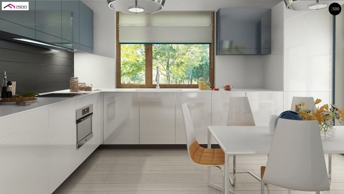 Проект дома U258 - 7 Одноэтажные дома в Киеве