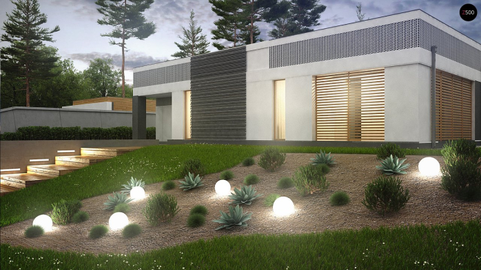 Проект дома Ux119 - 5 Одноэтажные дома в Киеве