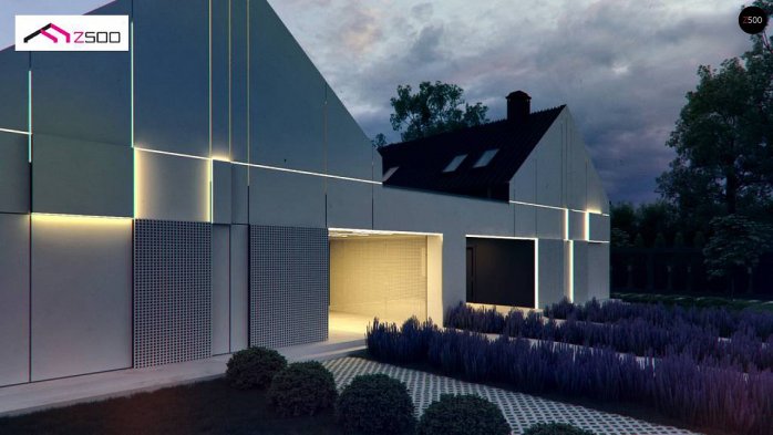 Проект дома Ub37 - 3 С мансардным этажом дома в Киеве