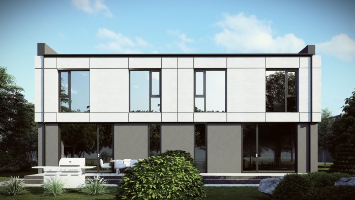 Проект дома DBT 656 - 3 Двухэтажные дома в Киеве