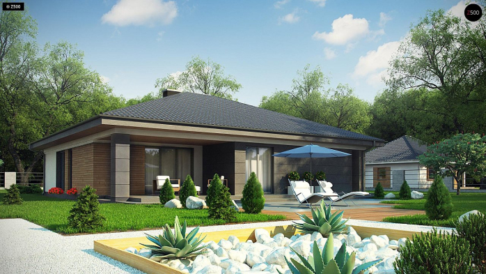 Проект дома U379 - 2 Одноэтажные дома в Киеве