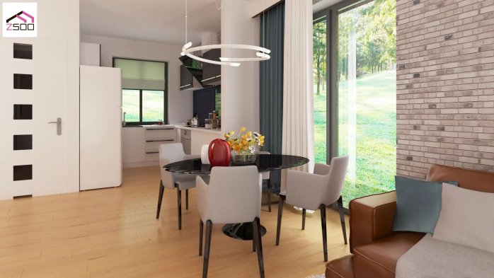 Проєкт будинку U372 v2 - Двоповерхові дома у Києві