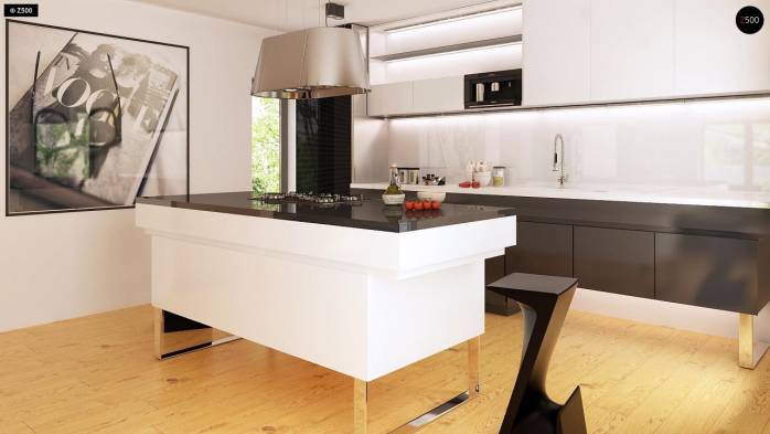 Проект дома Ux100 - 9 Одноэтажные дома в Киеве