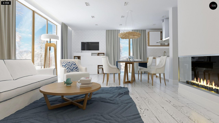 Проект дома U292 - 5 С мансардным этажом дома в Киеве